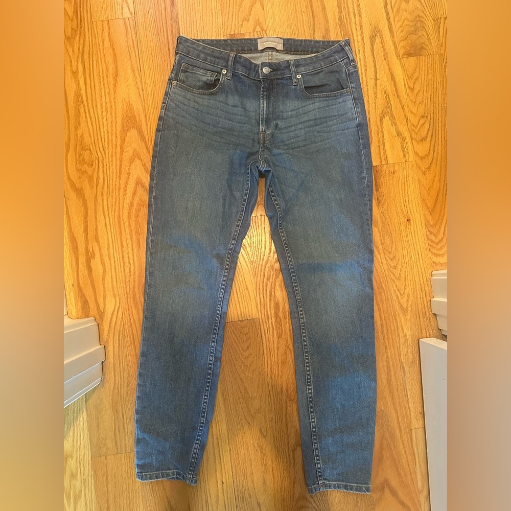 Everlane mid-rise skinny jeans, size 30 tall